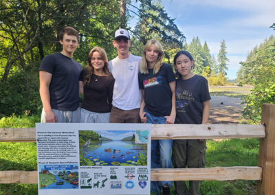 Camas High School students prevent pollution