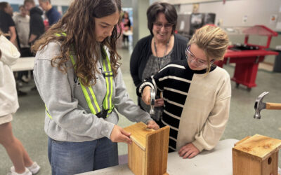 Hands-on birdhouse project connects Washougal students across grades