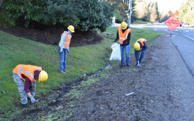 Arlington cadets clean up litter to keep roadways clean