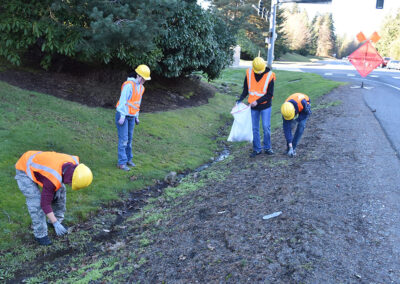 Arlington cadets clean up litter to keep roadways clean
