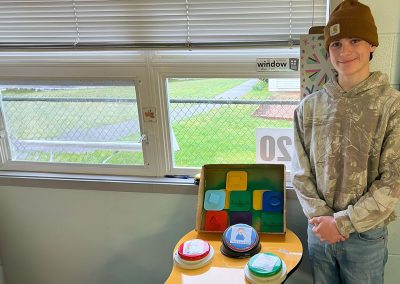 Student innovation to support a classmate