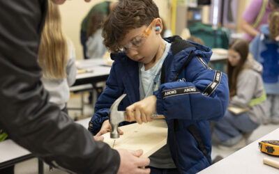 Students team up to build toolboxes & real-world skills