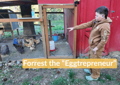 From band practice to business deals: Forrest the Eggtrepreneur