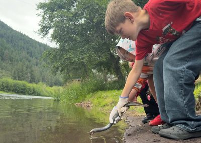 Lamprey Release Teaches Science & Conservation Skills