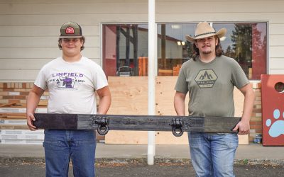 Stevenson High School students rebuild bumper for teacher’s vintage truck